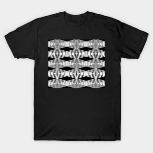 Abstract geometric pattern - black and white. T-Shirt